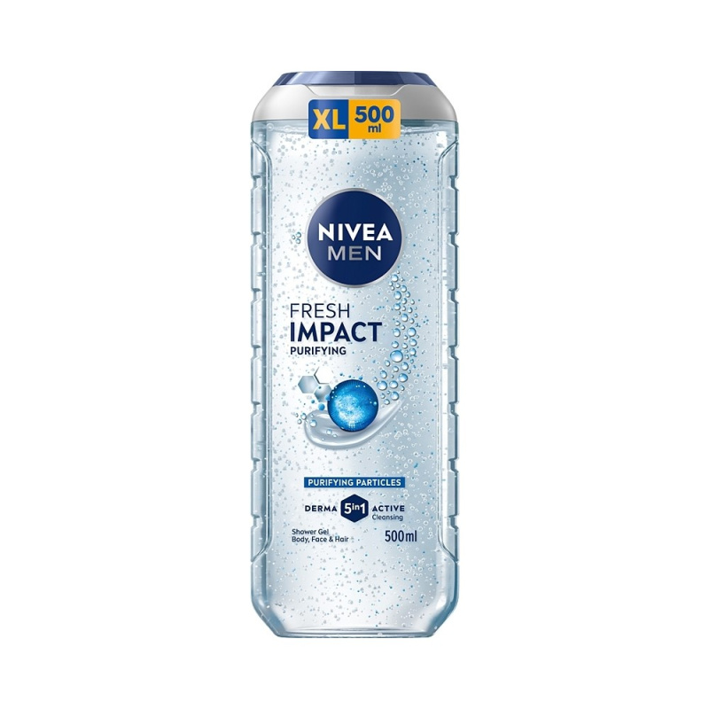 NIVEA MEN Pure Impact sprchový gel pro muže 500 ml