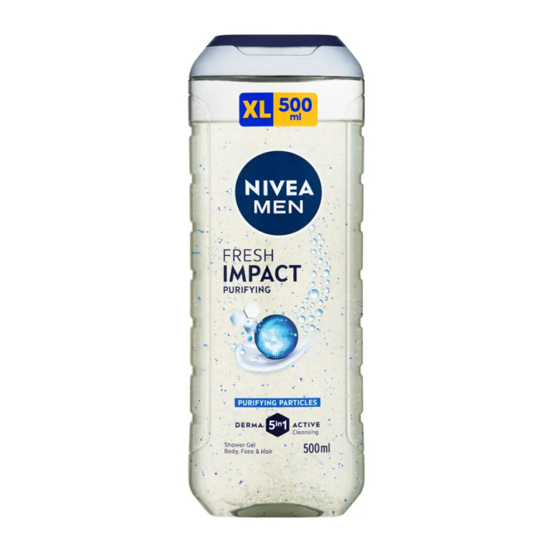 NIVEA MEN Pure Impact sprchový gel pro muže 500 ml