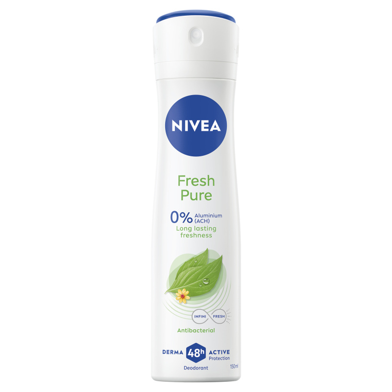 Nivea Fresh Pure deodorant ve spreji pro ženy 150 ml