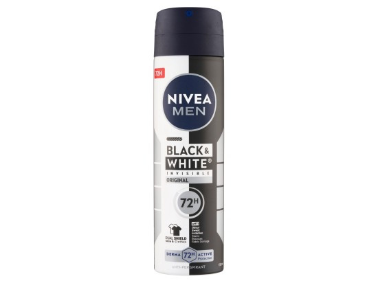 NIVEA MEN Invisible Black & White antiperspirant ve spreji pro muže 150 ml