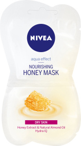 NIVEA Bye Bye Dry Skin výživná medová maska 2x7.5 ml