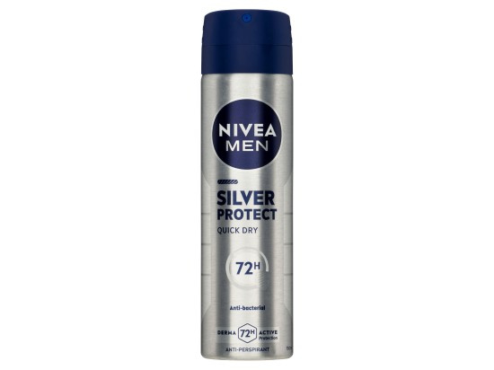 NIVEA MEN Silver Protect antiperspirant ve spreji 72h 150 ml