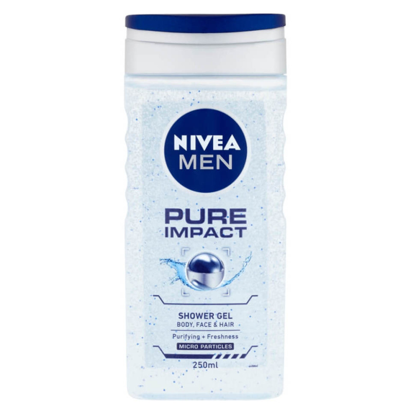 NIVEA MEN Pure Impact sprchový gel pro muže 250 ml