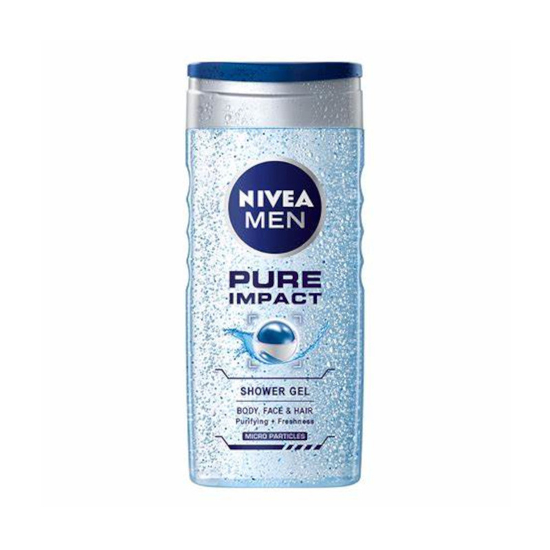 NIVEA MEN Pure Impact sprchový gel pro muže 250 ml