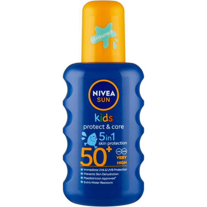 Nivea Sun dětský barevný sprej na opalování OF 50+
