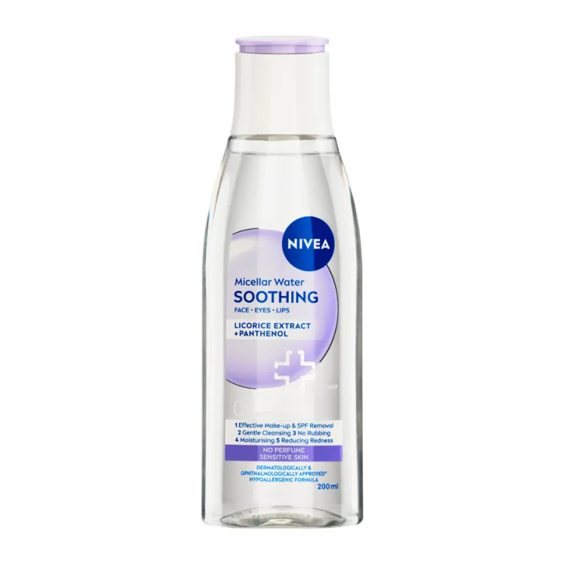NIVEA Micellar Soothing micelární čisticí voda pro citlivou pleť 200 ml