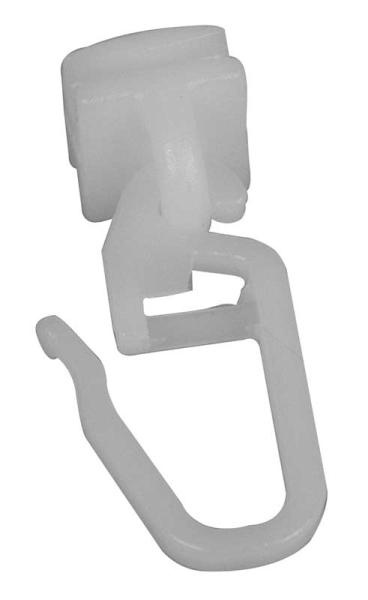 Závěsný háček pro záclonovou kolejnici - 100 ks