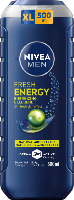 NIVEA MEN Energy sprchový gel pro muže 500 ml