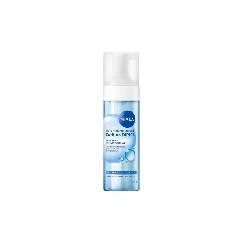 NIVEA Refreshing čisticí pleťová pěna pro normální až smíšenou pleť 150 ml