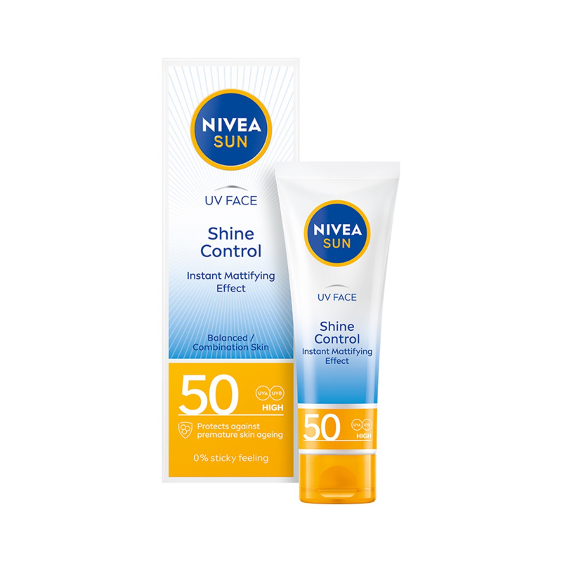 NIVEA SUN UV FACE lehký zmatňující pleťový krém na opalování SPF 50 50 ml
