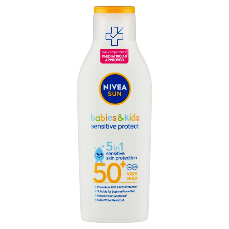 NIVEA SUN Kids dětské mléko na opalování SPF 50+ 200 ml