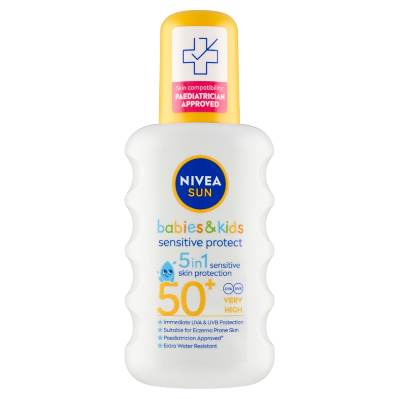 Nivea Sun Kids dětský sprej na opalování SPF 50+ 200 ml