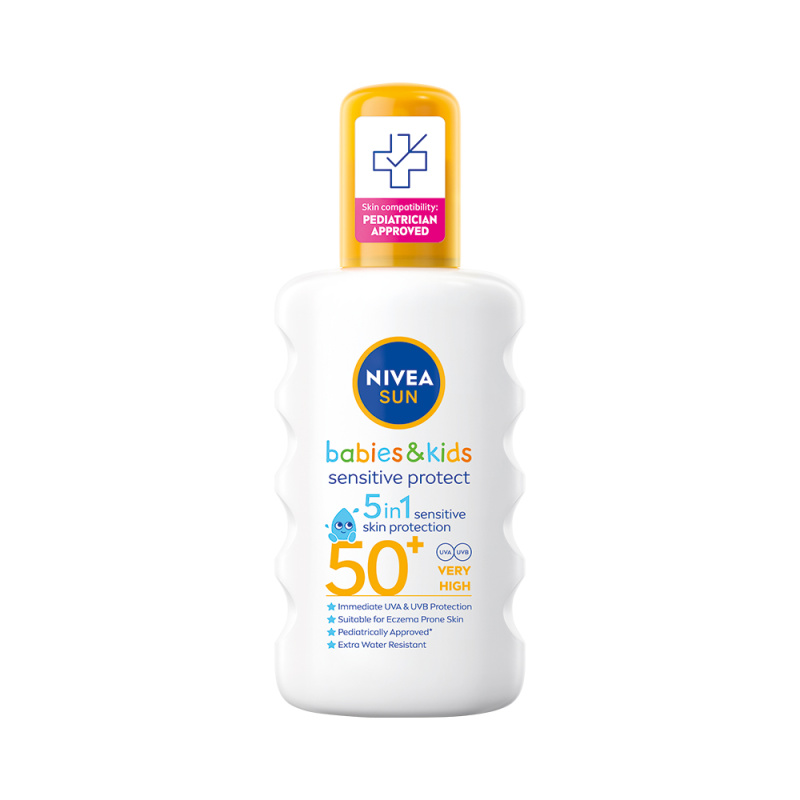 Nivea Sun Kids dětský sprej na opalování SPF 50+ 200 ml