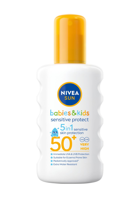 Nivea Sun Kids dětský sprej na opalování SPF 50+ 200 ml