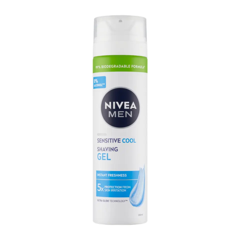 Nivea Men Sensitive Cool gel na holení 200 ml