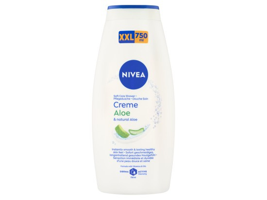 Nivea Creme Aloe pečující sprchový gel 750 ml