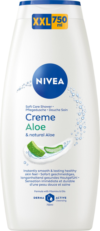 Nivea Creme Aloe pečující sprchový gel 750 ml