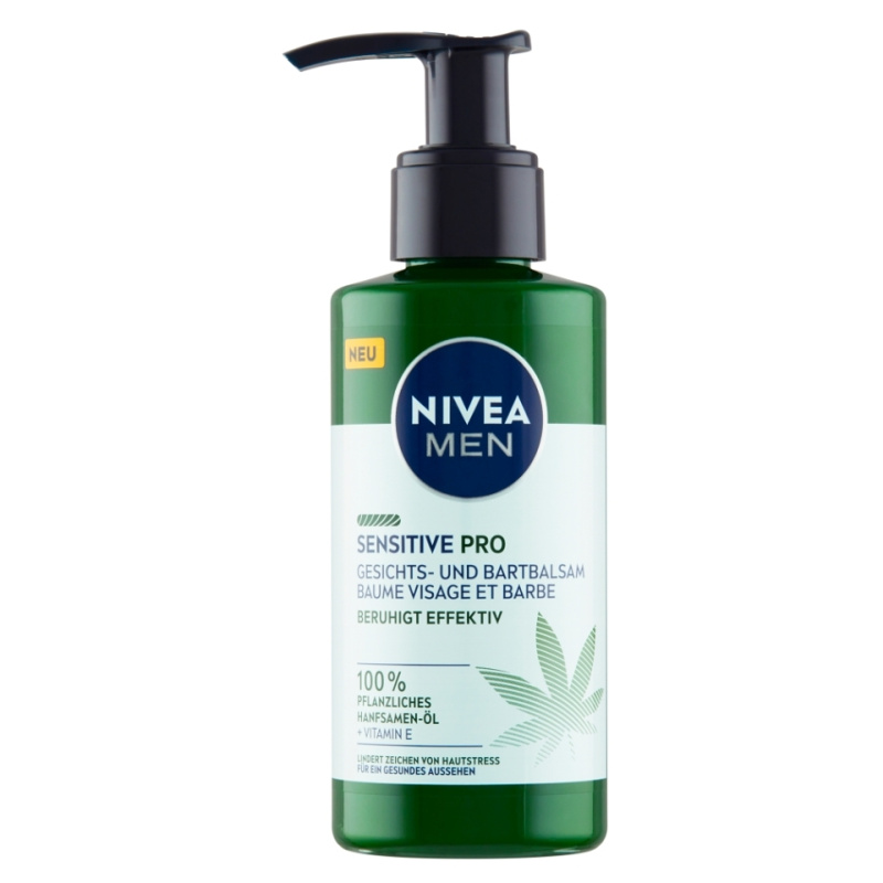Nivea Men Sensitive Hemp pleťový krém pro muže 150 ml