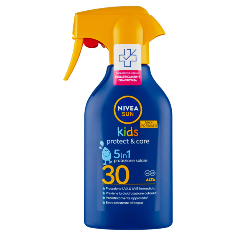 NIVEA Sun Kid's Protect & Care Sprej na opalování SPF30 270 ml