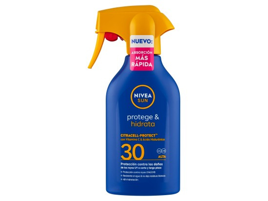 NIVEA SUN Protect & Moisture hydratační sprej na opalování SPF 30 270 ml