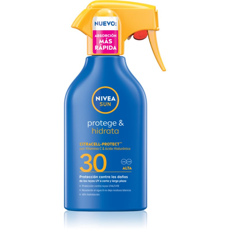 NIVEA SUN Protect & Moisture hydratační sprej na opalování SPF 30 270 ml