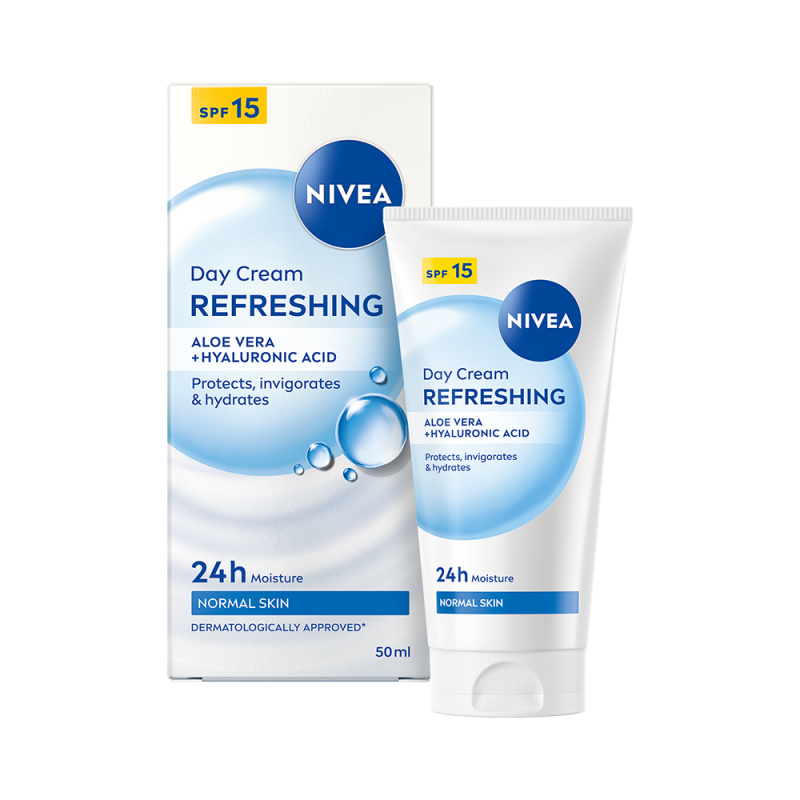 NIVEA Refreshing hydratační denní krém SPF 15 50 ml