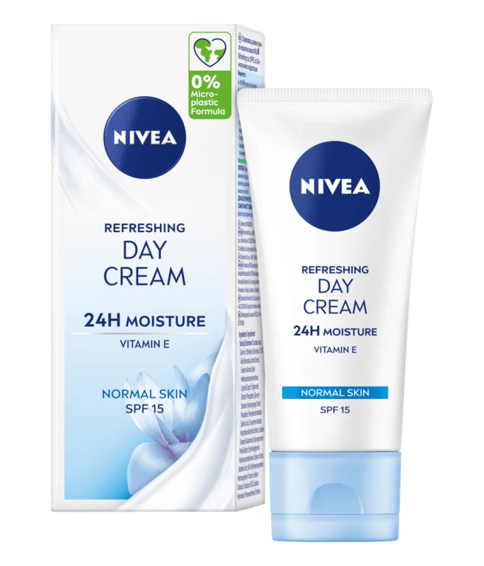 NIVEA Refreshing hydratační denní krém SPF 15 50 ml