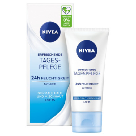 NIVEA Refreshing hydratační denní krém SPF 15 50 ml