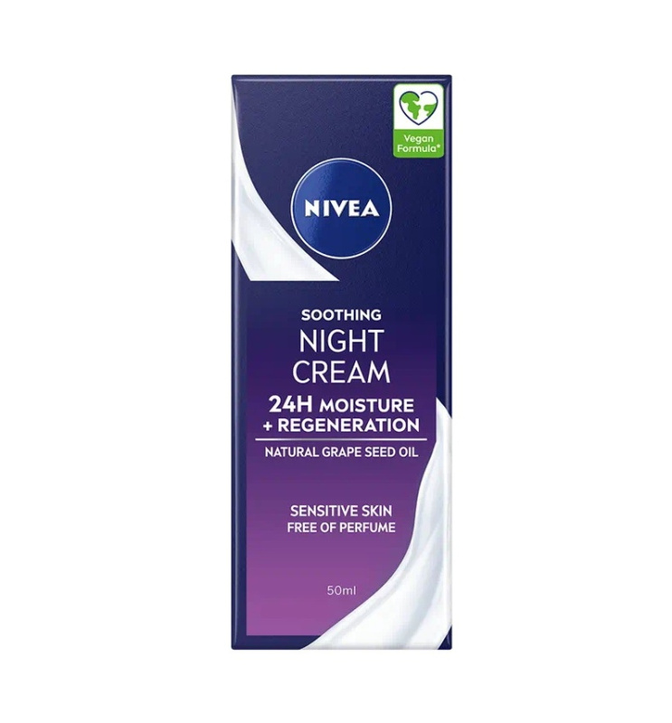NIVEA Soothing zklidňující noční krém 50 ml