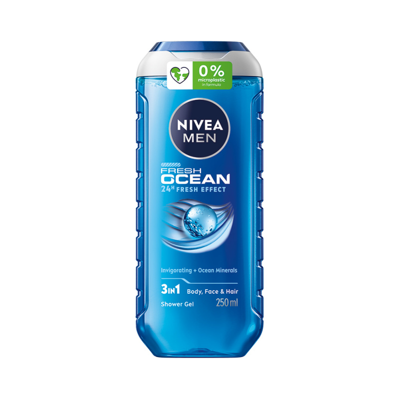 NIVEA MEN Fresh Ocean energizující sprchový gel pro muže 250 ml