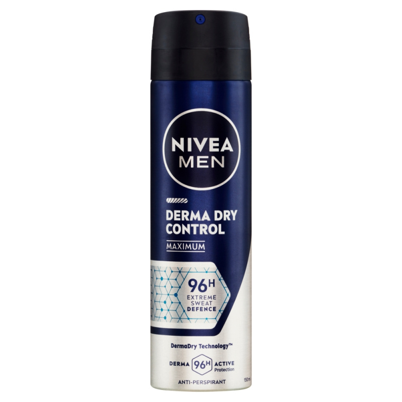NIVEA Derma Dry Control antiperspirant ve spreji 150 ml