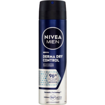 NIVEA Derma Dry Control antiperspirant ve spreji 150 ml