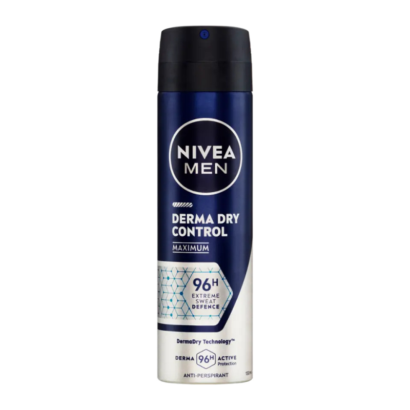 NIVEA Derma Dry Control antiperspirant ve spreji 150 ml