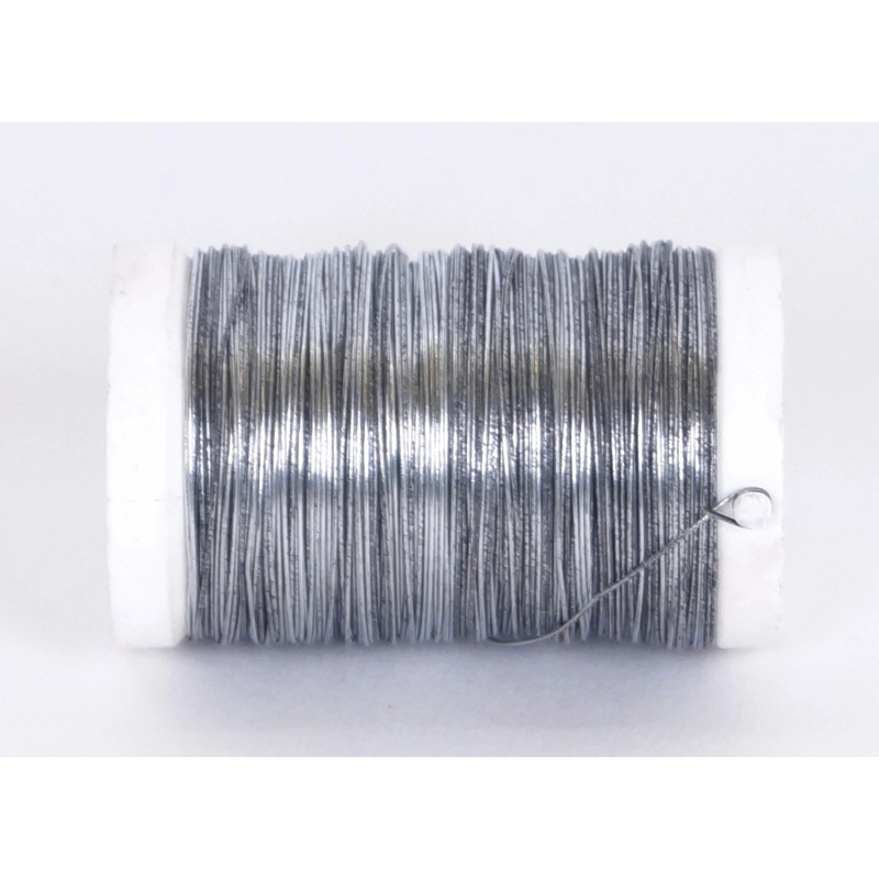 Myrtový drát stříbrný cca 12 cm tloušťka 0,35 mm