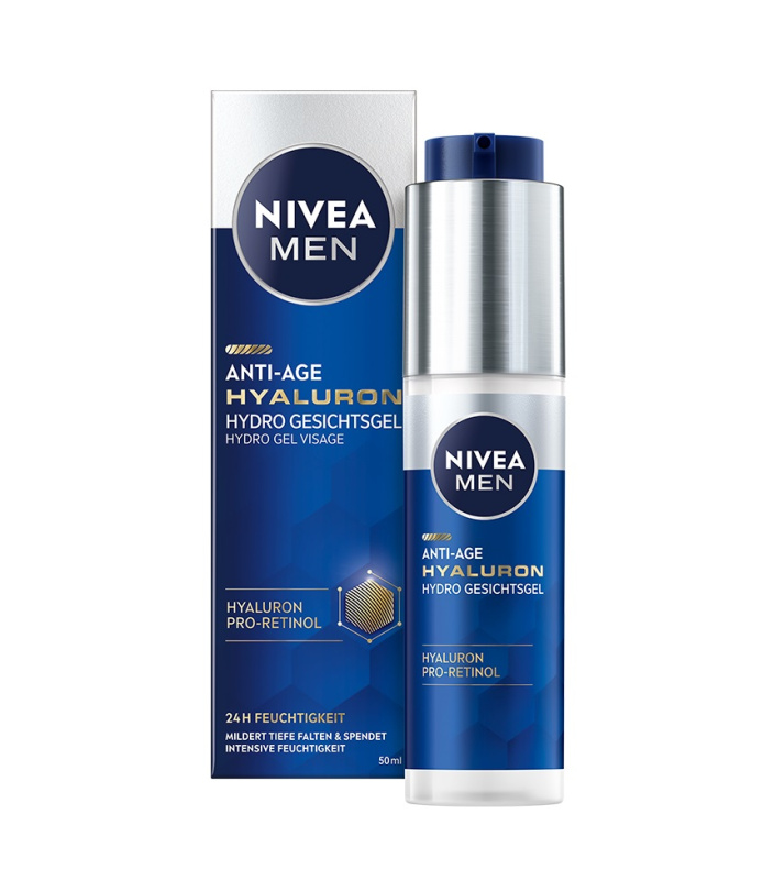 NIVEA MEN Hyaluron osvěžující pleťový gel pro muže 50 ml
