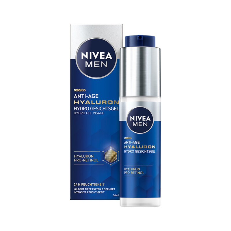 NIVEA MEN Hyaluron osvěžující pleťový gel pro muže 50 ml
