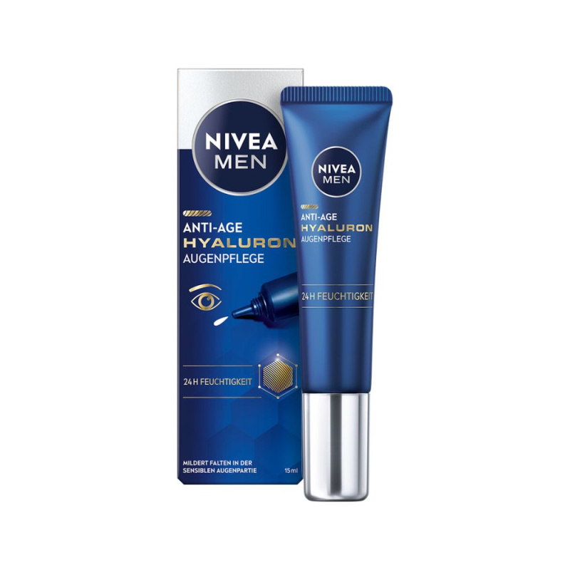 NIVEA MEN Hyaluron oční krém proti otokům a vráskám pro muže 15 ml