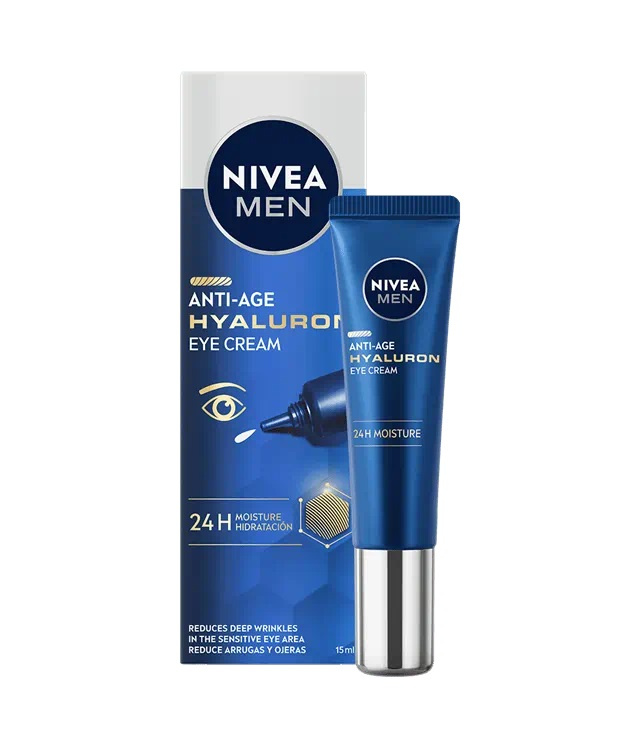 NIVEA MEN Hyaluron oční krém proti otokům a vráskám pro muže 15 ml