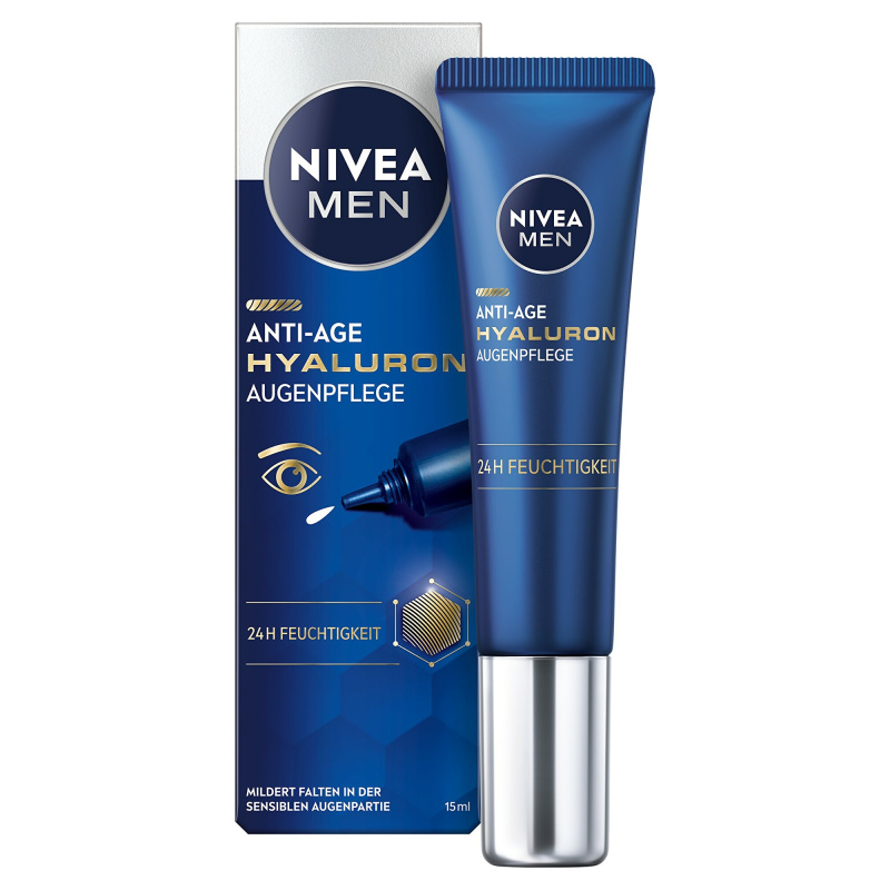 NIVEA MEN Hyaluron oční krém proti otokům a vráskám pro muže 15 ml
