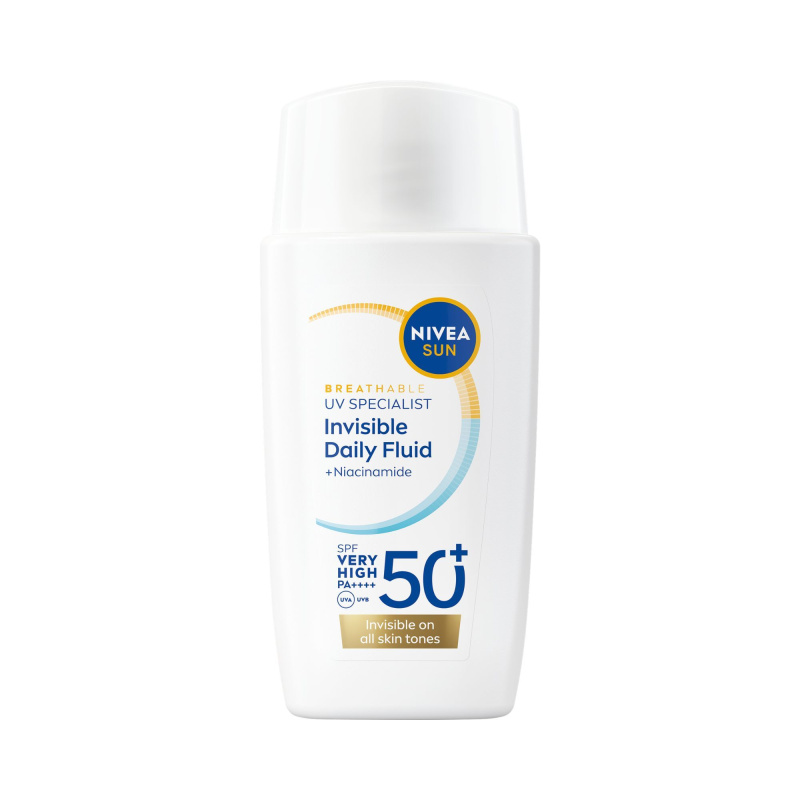 NIVEA SUN Invisible Daily Fluid lehký ochranný fluid SPF 50+ 40 ml