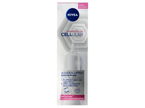 NIVEA Cellular Expert Filler zpevňující krém na kontury očí a rtů s kyselinou hyaluronovou 15 ml