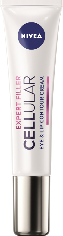NIVEA Cellular Expert Filler zpevňující krém na kontury očí a rtů s kyselinou hyaluronovou 15 ml