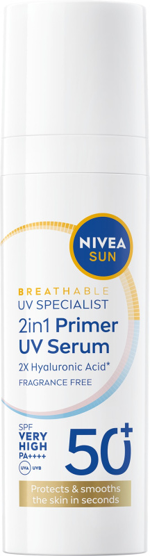 NIVEA SUN Daily UV Serum podkladová báze 2 v 1 SPF 50+ 30 ml