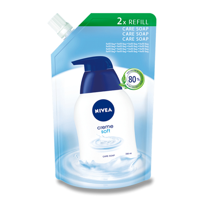 NIVEA Creme Soft Krémové tekuté mýdlo náplň 500 ml