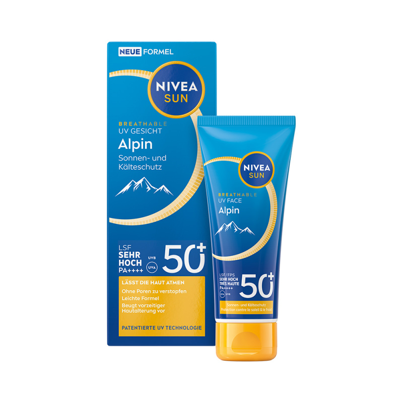 NIVEA SUN Alpin pleťový krém na opalování SPF 50 50 ml