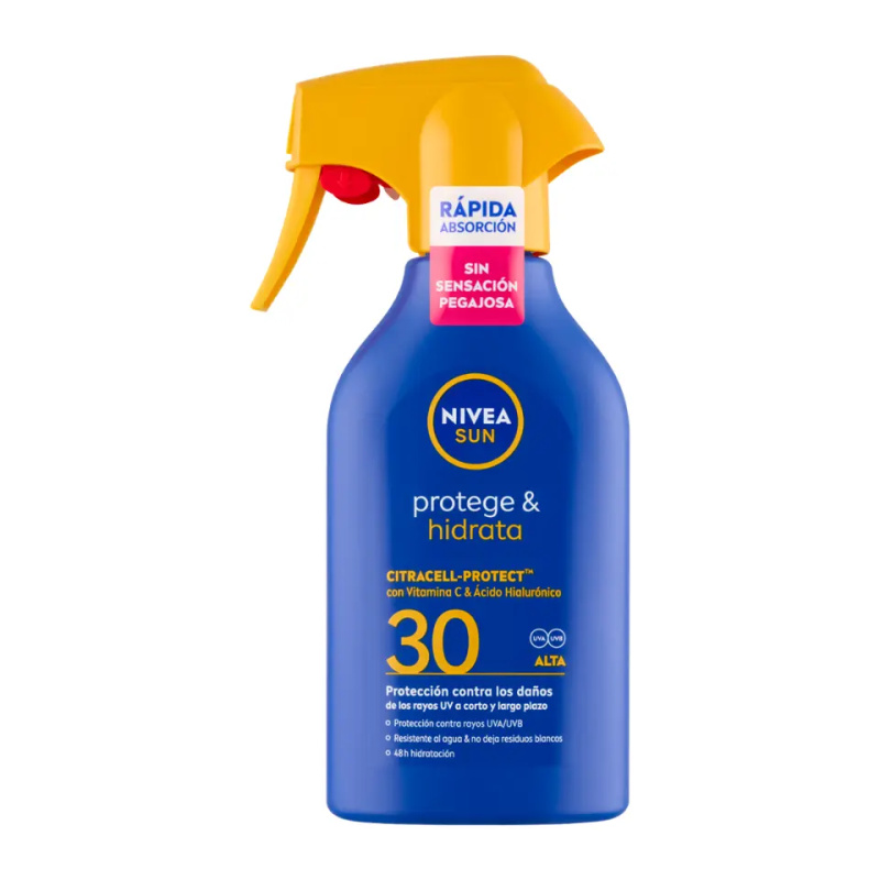 NIVEA SUN Protect & Moisture hydratační sprej na opalování SPF 30 270 ml