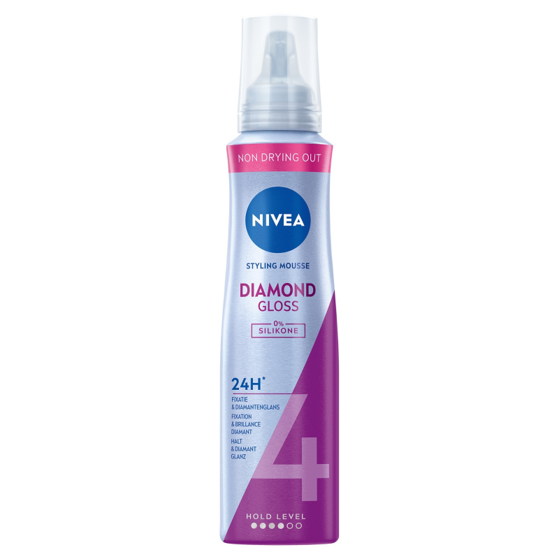 NIVEA Diamond Gloss pěnové tužidlo 150 ml