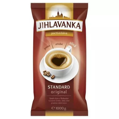 Jihlavanka standard mletá káva 1kg