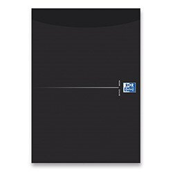 Oxford Smart Black - blok A4 - čtverečkovaný, 50 listů