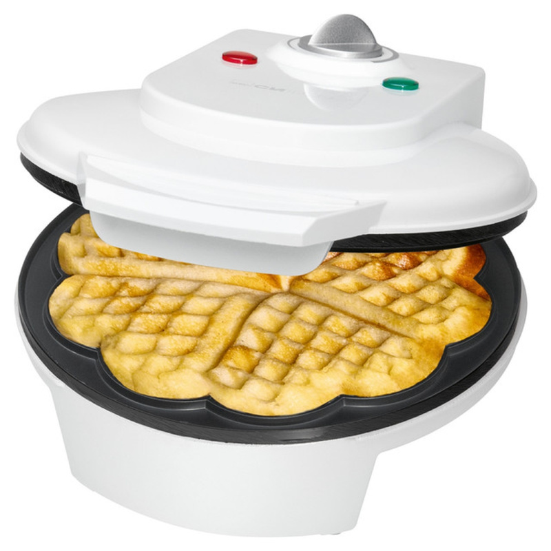 CLATRONIC WA 3491 vaflovač bílý srdíčka
